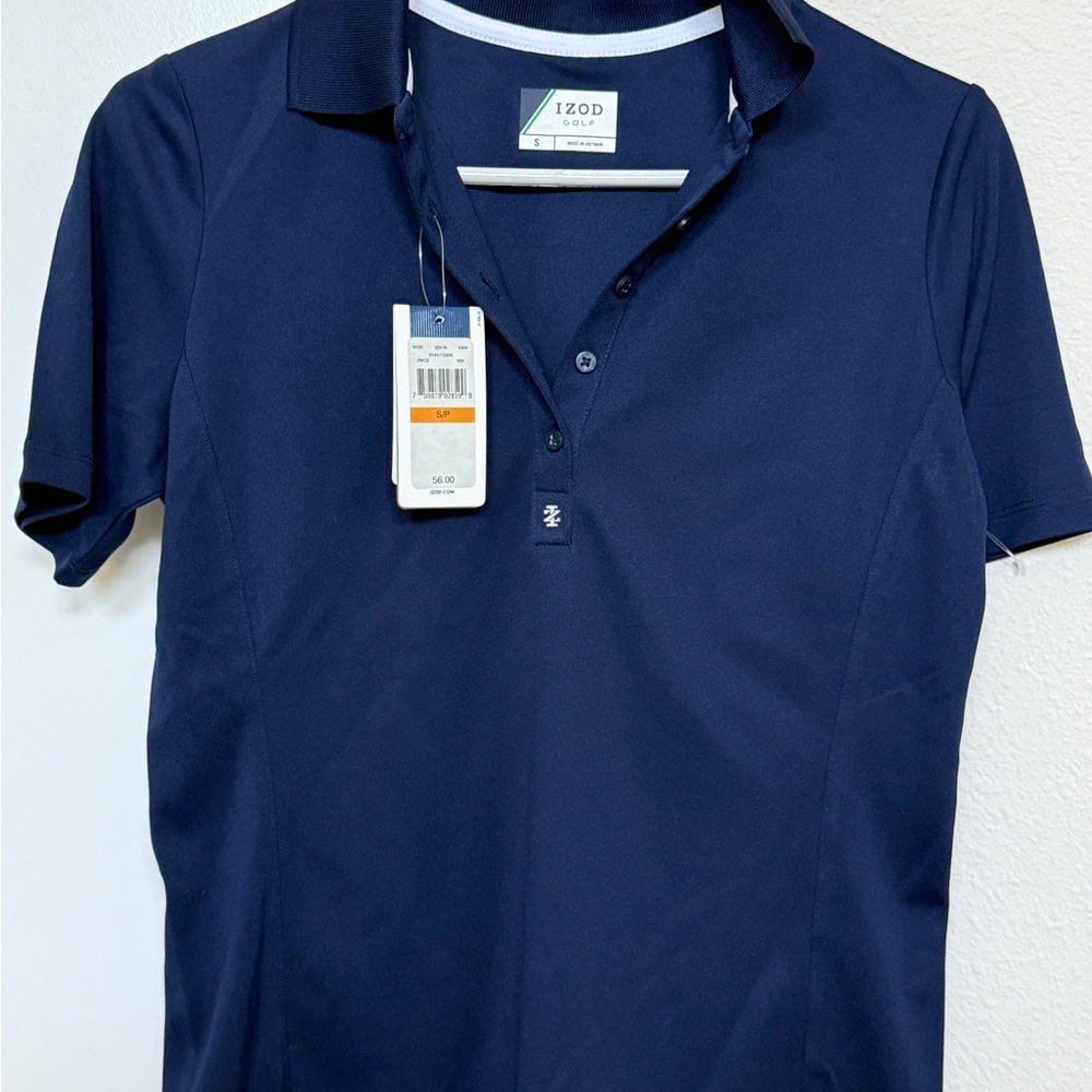 IZOD Women's Navy Button Down Shirt